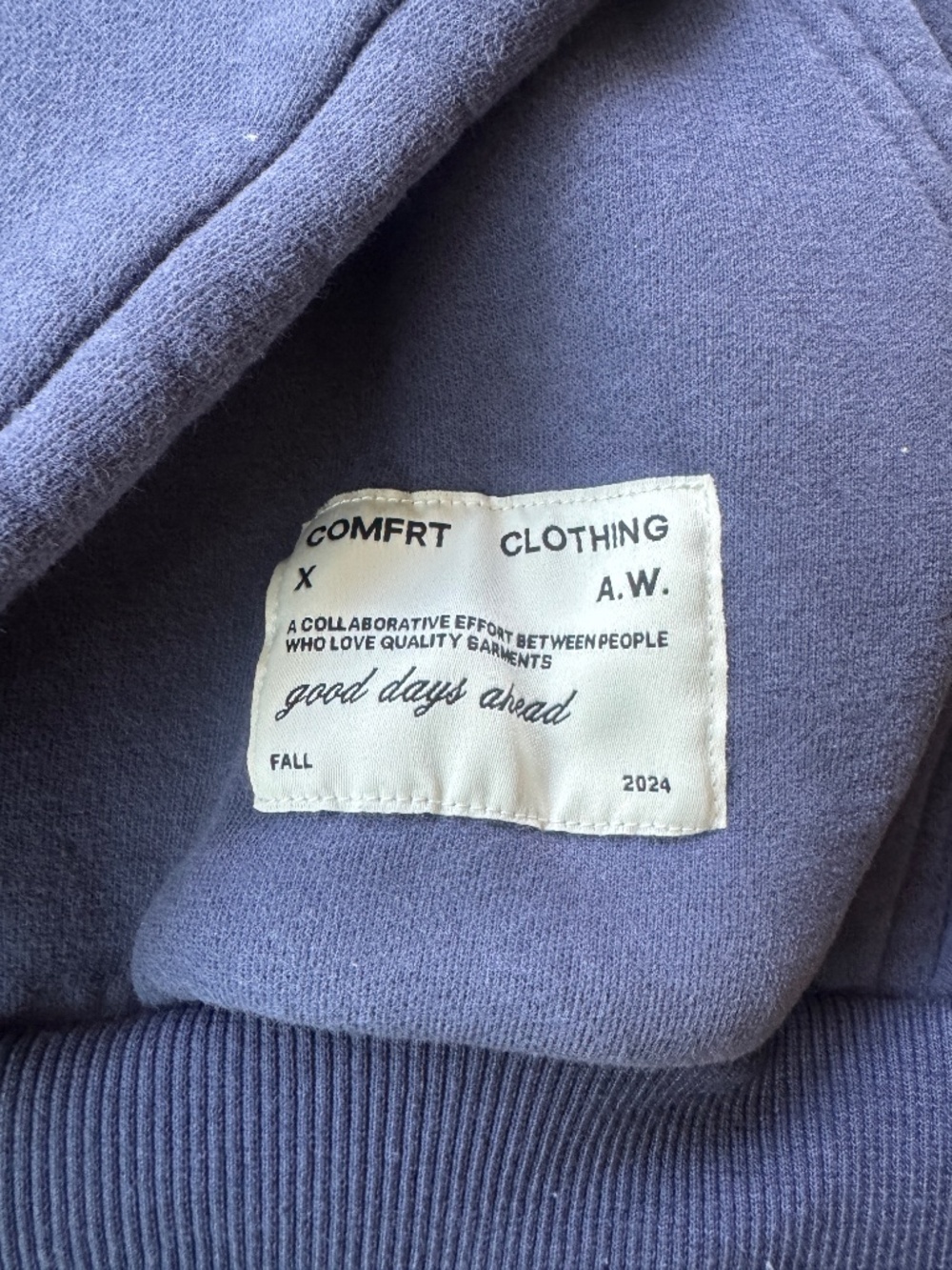 COMFRT Hooded Sweatshirt COMFRT Clothing AW Size Small - Picture 5 of 6